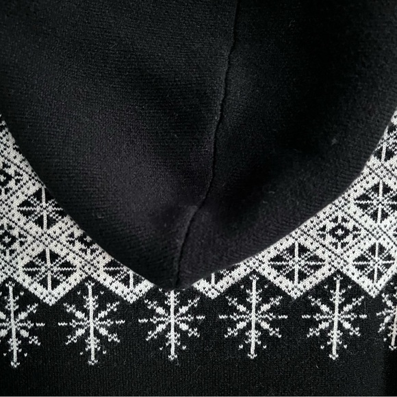 Woolrich 100% Lambswool Fair Isle Hooded Vest Cabincore size XL - Picture 3 of 10